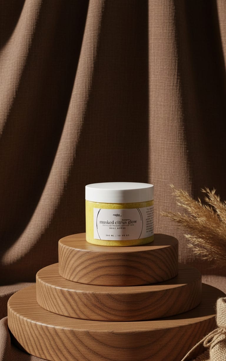 Musked Citrus Glow Body Scrub